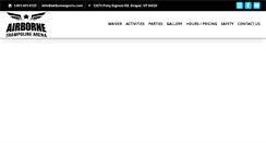 Desktop Screenshot of airbornesports.com