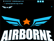 Tablet Screenshot of airbornesports.com